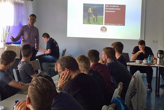 Schiedsrichter-Saisonauftakt des NTKFA in Sondershausen (Foto: Michael Fricke)