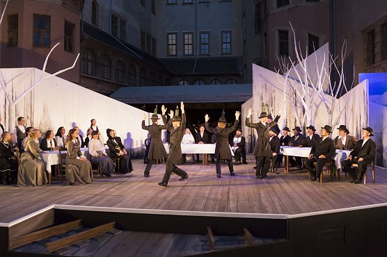 F&uuml;hrungen in Schlosshof und Museum bereichern die Festspiele (Foto: Tilman Graner)