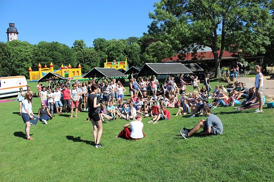 Seminarfacharbeit auf dem Possen (Foto: Karl-Heinz Herrmann)