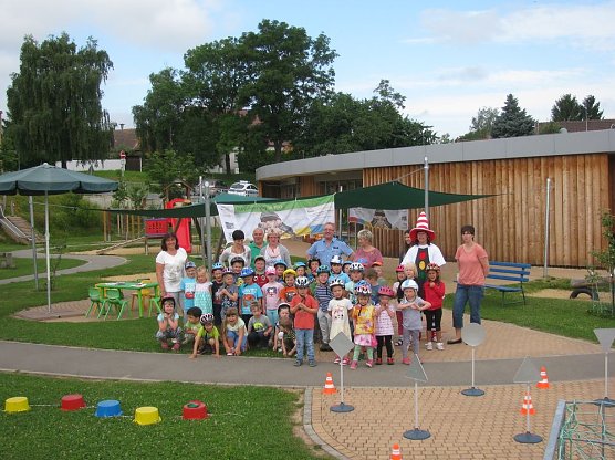 Verkehrssicherheitstag der Kita L&ouml;wenzahn Wiehe (Foto: Bernd M&uuml;ller)