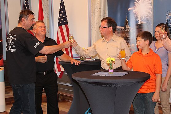 Lieber Besuch aus Rolla (Missouri) (Foto: Karl-Heinz Herrmann) Lieber Besuch aus Rolla (Missouri) (Foto: Karl-Heinz Herrmann)