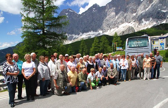 Der Dachsteingletscher war das Ziel (Foto: Günter Herting) Der Dachsteingletscher war das Ziel (Foto: Günter Herting)