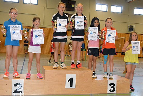 Beim 4. Spessart-Junior-Cup im Badminton (Foto: Andreas Reich)