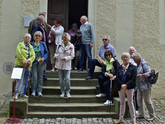 ... unterwegs mit Petra W&auml;ldchen (Foto: Stadtmarketing Bad Frankenhausen)