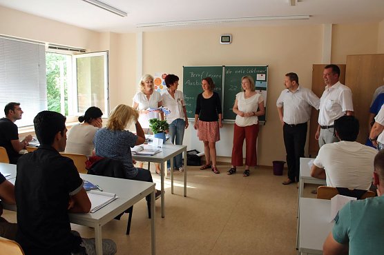 Beauftragte informierte sich vor Ort (Foto: Karl-Heinz Herrmann)