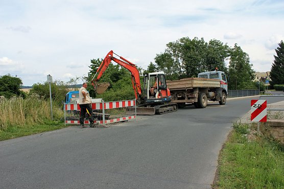 Wasserrohrbruch am Franzberg (Update) (Foto: Karl-Heinz Herrmann)