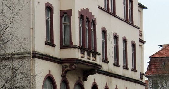 Abriss des alten Finanzamtes in Sondershausen (Foto: Karl-Heinz Herrmann)