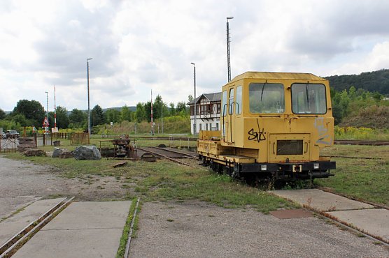 Strom für den Lokschuppen (Foto: Karl-Heinz Herrmann) Strom für den Lokschuppen (Foto: Karl-Heinz Herrmann)