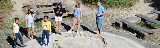 Internationales Workcamp auf der Feuerkuppe (Foto: Karl-Heinz Herrmann) Internationales Workcamp auf der Feuerkuppe (Foto: Karl-Heinz Herrmann)