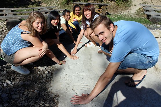 Internationales Workcamp auf der Feuerkuppe (Foto: Karl-Heinz Herrmann) Internationales Workcamp auf der Feuerkuppe (Foto: Karl-Heinz Herrmann)