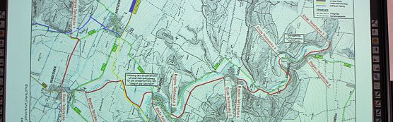 Radweg in die Steinzeit in der Planungsphase (Foto: Karl-Heinz Herrmann)