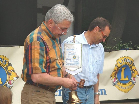 Neuer Pr&auml;sident LIONS-Club (Foto: M. Witzenhausen)