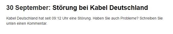 Bei Kabel Deutschland nichts Neues? (Foto: Privat)