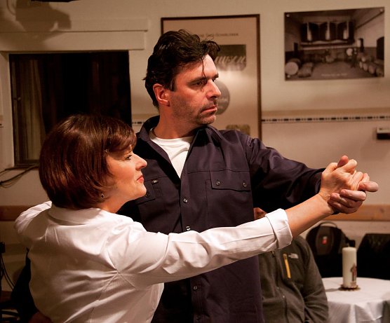 Uta Haase und Thomas Kohl in Trinke! Was klar ist! (Foto: Anja Daniela Wagner)