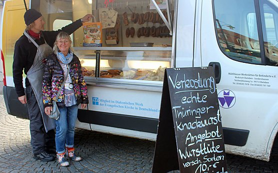 Aktionstag auf dem Markt von Sondershausen (Foto: Karl-Heinz Herrmann)