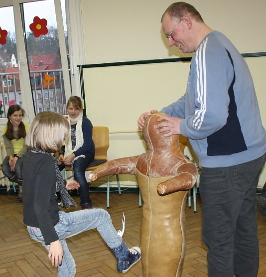 Sicherheitstraining f&uuml;r Kinder im JuST (Foto: Just)