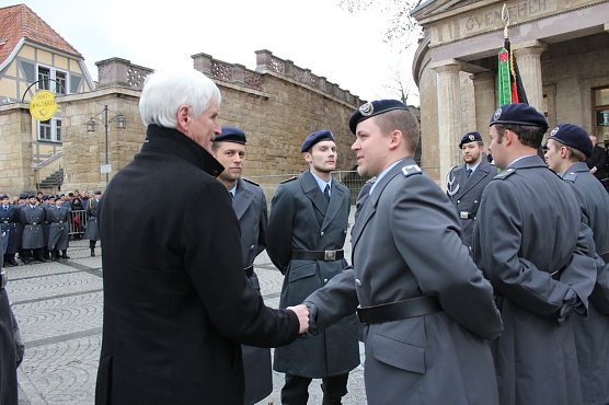 Öffentliche Vereidigung in Sondershausen (Foto: Karl-Heinz Herrmann) Öffentliche Vereidigung in Sondershausen (Foto: Karl-Heinz Herrmann)