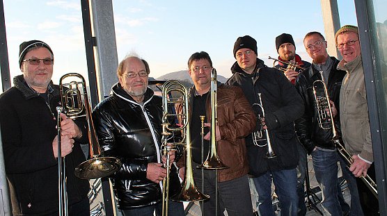 Weihnachtliche Posaunenkl&auml;nge an Heiligabend (Foto: Karl-Heinz Herrmann)