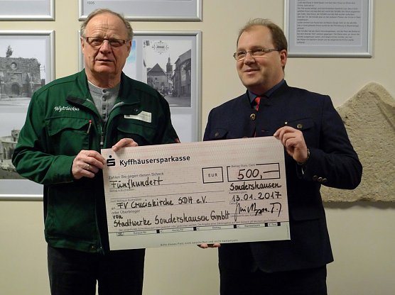 Spende der Stadtwerke Sondershausen (Foto: Edith Baars)