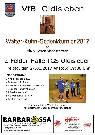 Walter Kuhn Gedenkturnier 2017 (Foto: Thomas R&ouml;ber)