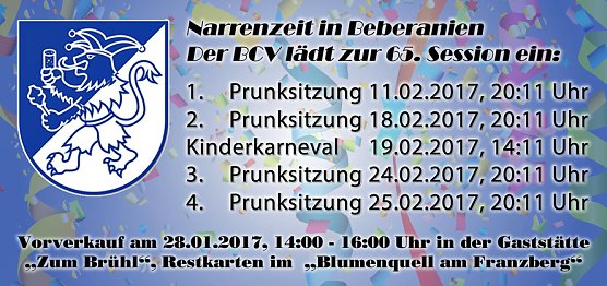 Seit 65 Jahren in Narrenhand, unser Blau-Wei&szlig;es Bebraland (Foto: Kenneth Bol)