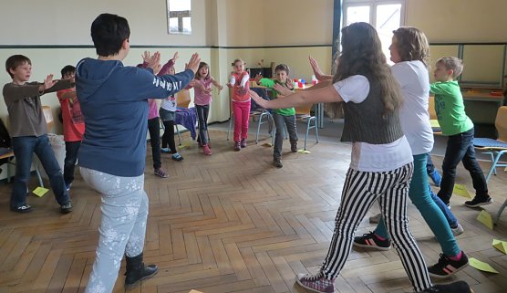 Sicherheitstraining f&uuml;r Kinder im JuST (Foto: JUST Sondershausen)