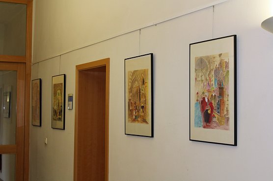 Syrischer Maler stellt in Sondershausen aus (Foto: Karl-Heinz Herrmann)