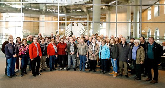 Fahrt zum Deutschen Bundestag (Foto: Marion Haas)