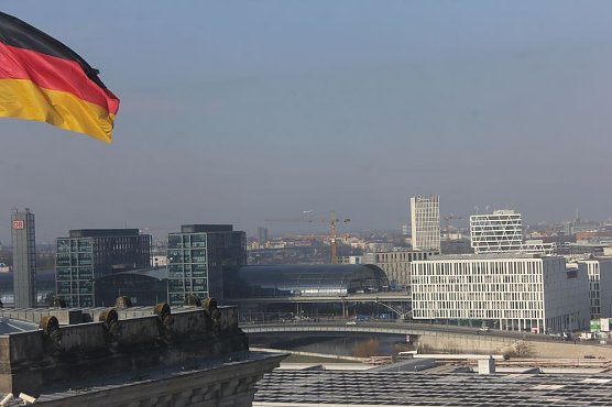 Fahrt zum Deutschen Bundestag (Foto: Marion Haas)