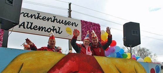 Narren mit Vorschlag zur Gebietsreform (Foto: Karl-Heinz Herrmann)
