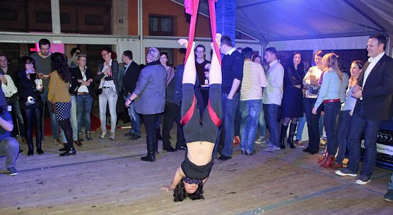 Bei der Party stand man Kopf (Foto: Karl-Heinz Herrmann)