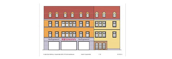 Stellungnahme Sachstand Rossmann / Flachladen (Foto: Tobias Schneegans)