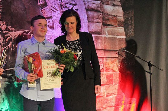 Beliebteste Nachwuchssportler des Kyffhäuserkreises (Foto: Karl-Heinz Herrmann) Beliebteste Nachwuchssportler des Kyffhäuserkreises (Foto: Karl-Heinz Herrmann)