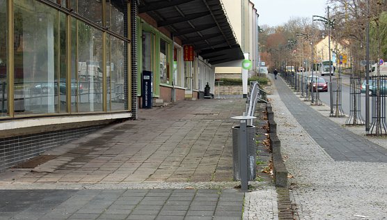 Gefahrenstelle vor den Flachl&auml;den (Foto: Karl-Heinz Herrmann)