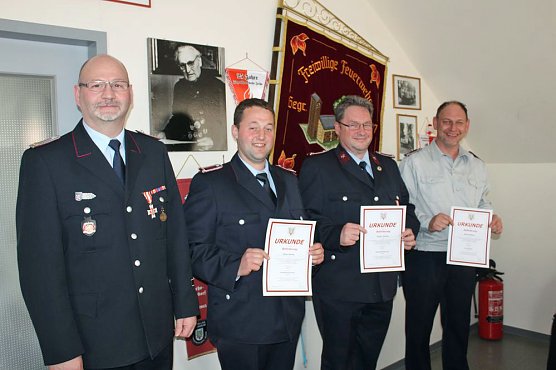 Viel los bei den Kameraden der FFW Jecha (Foto: Karl-Heinz Herrmann) Viel los bei den Kameraden der FFW Jecha (Foto: Karl-Heinz Herrmann)