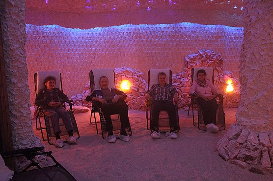 Das Besondere an der Salzgrotte (Foto: Karl-Heinz Herrmann)