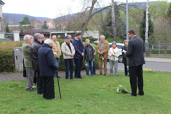 Der Opfer gedacht (Foto: Karl-Heinz Herrmann) Der Opfer gedacht (Foto: Karl-Heinz Herrmann)