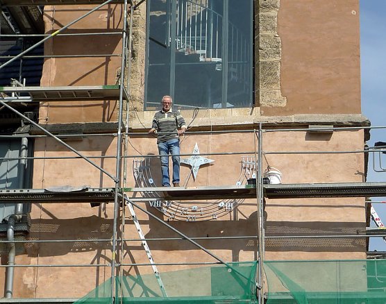 B&uuml;rgerzentrum Cruciskirche bald vollendet (Foto: Edith Baars)