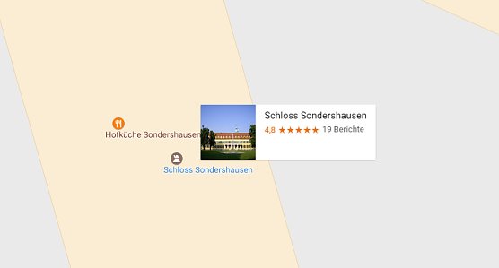 Die versteckte Goldene Kutsche von Sondershausen? (Foto: Google Maps) Die versteckte Goldene Kutsche von Sondershausen? (Foto: Google Maps)