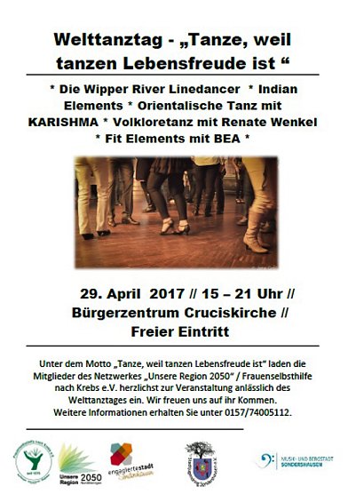 Welttanztag auch in Sondershausen (Foto: Jana Gro&szlig;)