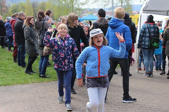 Wettergl&uuml;ck beim Baumfest (Foto: Karl-Heinz Herrmann)