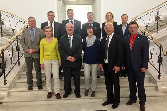 Delegation aus dem Kyffh&auml;userkreis... (Foto: Landratsamt Kyffh&auml;userkreis)