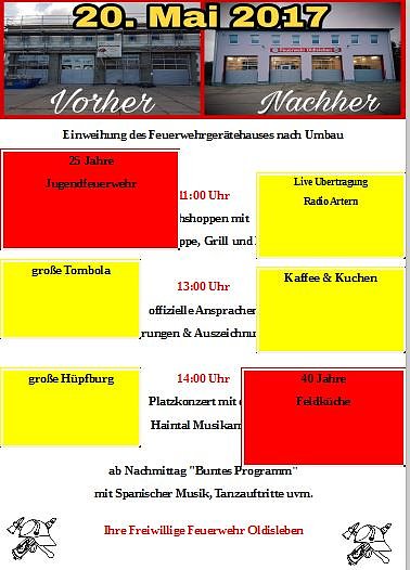 Mehrere Jubiläen bei der Feuerwehr Oldisleben (Foto: FFW Oldisleben) Mehrere Jubiläen bei der Feuerwehr Oldisleben (Foto: FFW Oldisleben)