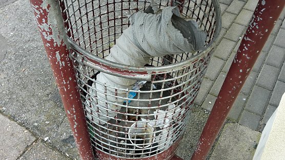 Probleme mit der Sauberkeit (Foto: Karl-Heinz Herrmann) Probleme mit der Sauberkeit (Foto: Karl-Heinz Herrmann)