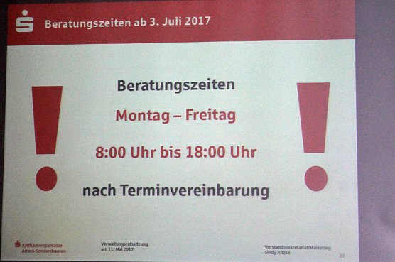 Ver&auml;nderungen im Filialnetz und in den &Ouml;ffnungszeiten (Foto: Karl-Heinz Herrmann)