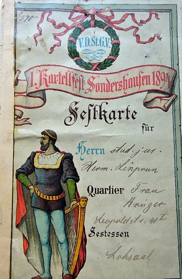 Sonderausstellung "150 Jahre Sondershäuser Verband" (Foto: Peter Alexander Reiser ) Sonderausstellung "150 Jahre Sondershäuser Verband" (Foto: Peter Alexander Reiser )