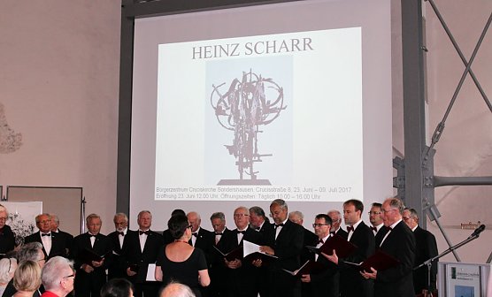 Ausstellung von Heinz Scharr er&ouml;ffnet (Foto: Karl-Heinz Herrmann)
