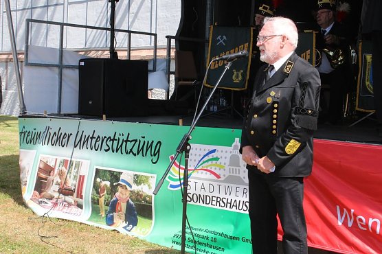 Nicht nur Bergleute feierten (Foto: Karl-Heinz Herrmann)