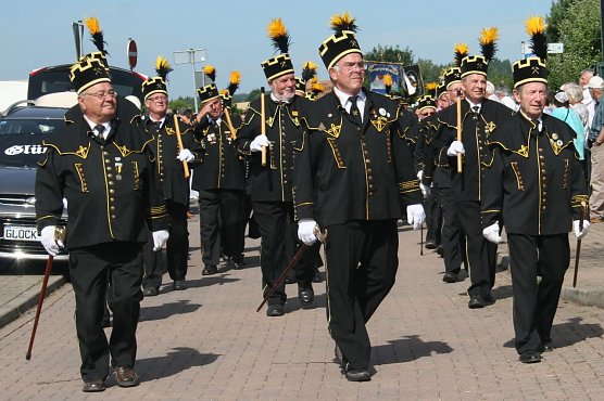 Aufmarsch Bergleute (Foto: Rosenstadt Sangerhausen GmbH)