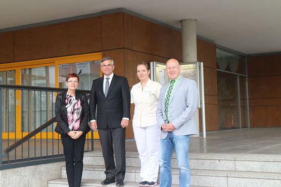 v.l: Andrea Springer, Karsten Frob&ouml;se, Beatrice R&ouml;del und Michael G&ouml;rk (Foto: Angelo Glashagel)